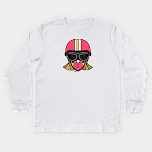 Vespa Girl Kids Long Sleeve T-Shirt